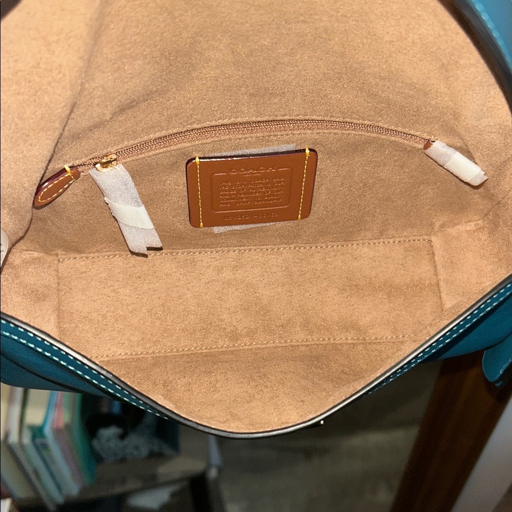 Coach Etta Small Flap Shoulder Bag, NWT! Two straps for shoulder and crossbody! - Picture 7 of 16